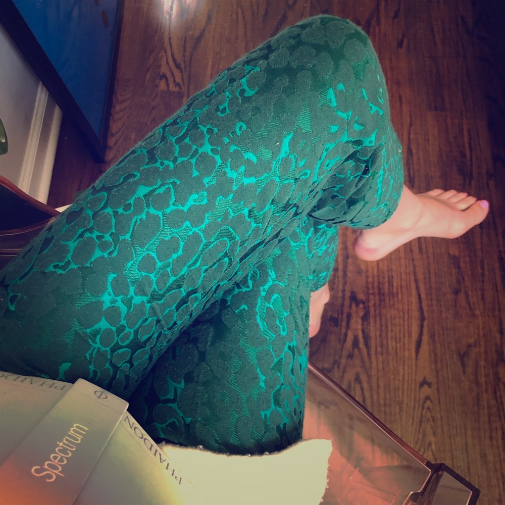 J.Crew Cropped Trousers Emerald SPECIAL EDITION